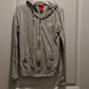Nike woman's zip up sweatshirt